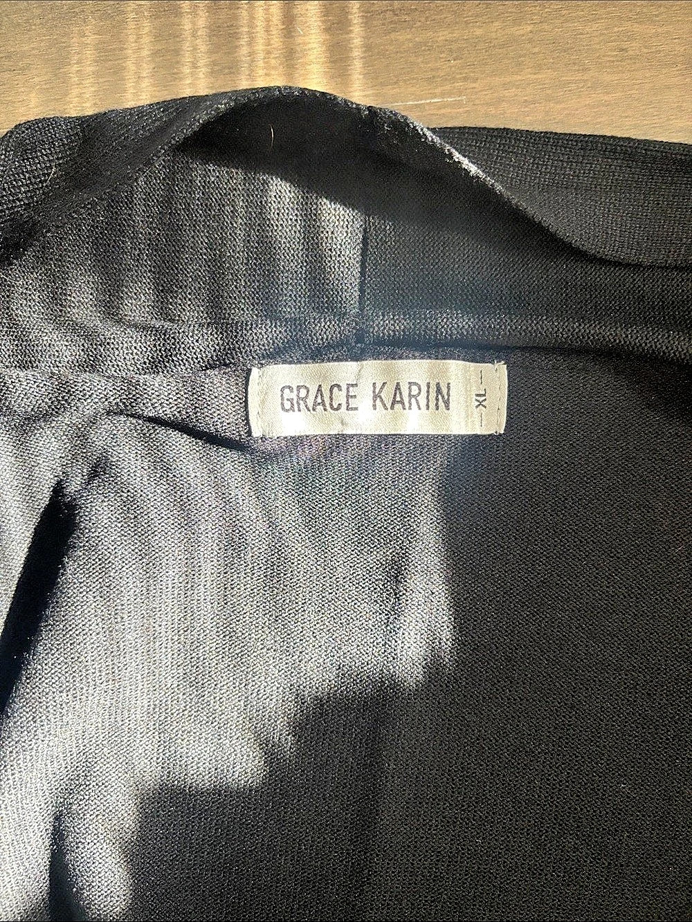 Grace Karin Cardigan in Black Size XL Like New - Picture 2 of 2